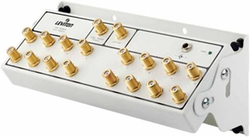 Leviton 47693-8P 1x8 Premium Amplified CATV Module , Gold in Kuwait
