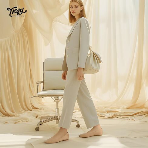 Trary Flats for Women Dressy Comfortable, Ballet Flat,Black Nude Flats Shoes in Saudi Arabia