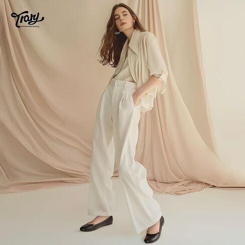 Trary Flats for Women Dressy Comfortable, Ballet Flat,Black Nude Flats Shoes in Saudi Arabia