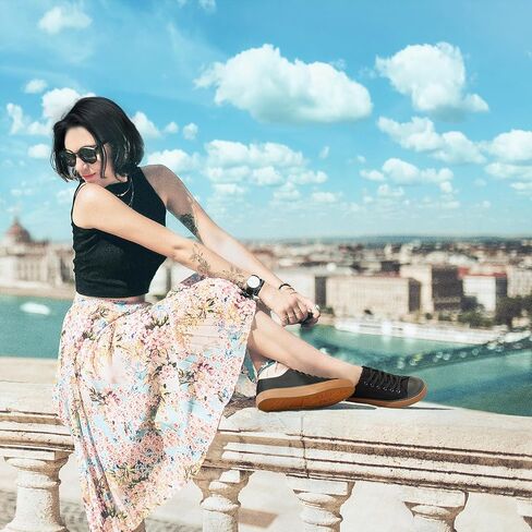 Obtaom Women’s Canvas Shoes Low Top Fashion Sneakers Slip on Walking Shoe in Kuwait