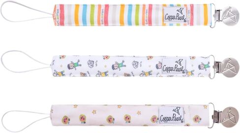 Binky Clip 3 Pack Set "CoComelon Friends" by Copper Pearl in Saudi Arabia