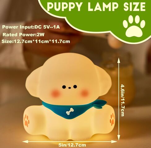 Night Light for Kids Lamp,Soft Silicone Kids Night Light,Nursery Light for Baby Room and Toddler Toy,Portable Night Light for Kids Room,Dimmable Rechargeable Animal Lights for Girls and Boys in Saudi Arabia
