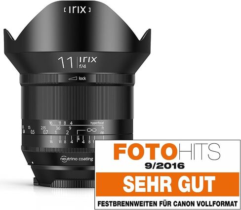 Irix 11mm f/4.0 Blackstone Lens - Wide Angle Rectilinear Lens w/Built-in AE Chip for Canon in Saudi Arabia