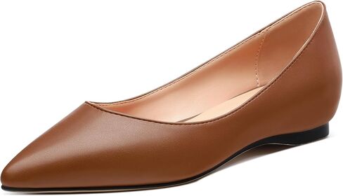 Comfortable Flats for Women Pointed Toe Slip On Pumps Dress Shoe in Kuwait