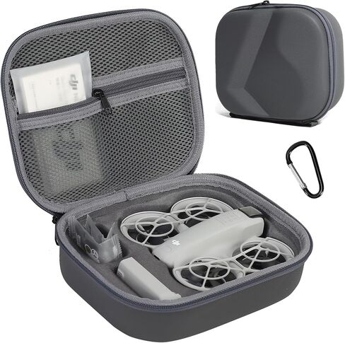 حقيبة تخزين صلبة من نيو، حقيبة سفر محمولة للحماية مع حلقة تسلق لطائرة دي جي آي نيو بدون طيار وملحقاتها (وردي) in Kuwait