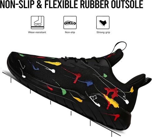 Soulsfeng Womens Running Shoes Lightweight Breathable Tennis Shoes Non Slip Fashion Walking Sneakers in Saudi Arabia