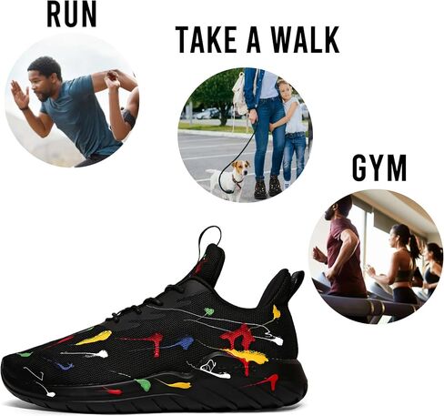 Soulsfeng Womens Running Shoes Lightweight Breathable Tennis Shoes Non Slip Fashion Walking Sneakers in Saudi Arabia
