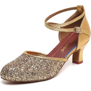Character Shoes for Women, Woman Ballroom Dance Shoes, 1920s Flapper Shoes, Latin, Salsa, Party Dress Shoes Low Heels, Ankle Strap Pumps