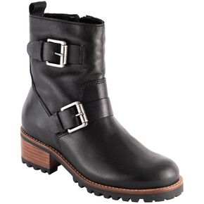 David Tate Womens PALMAR Faux Leather Buckle Waterproof & Weather Resistant