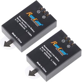 بطارية كاميرا RunCam 850 مللي أمبير 3.7 فولت قابلة للإزالة 6 2 2 4K/Scope Cam Lite/Scope Cam4K، بطارية ليثيوم أيون قابلة لإعادة الشحن (بطاريتان) in Kuwait