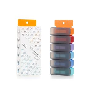 120 Pcs Self-Adhesive Sanding Paper Set, 6 Pcs Sanding Pad in Storage Box (Grit 400,600,800,1000,1200,1500)