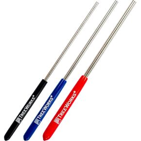 TreeWorks Chimes Triangle Beaters/Strikers, Set of 3 — Made in U.S.A. — Stainless Steel with Variable Weight and Thickness for Different Sounds, Includes Storage Container (TRE03btr)