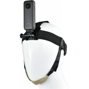 Head Strap Mount for Insta360 One X3, One X2, One RS, Compatible with GoPro Hero 10/9 /8/7and Other Similar Action Cameras…