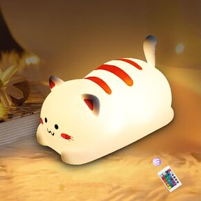 Puppy Silicone Night Light,Timeable Cute Dog LED Lamp for Kid,16 Colors Changing Remote Control,Rechargeable Dimmable Nursery Kids Lamps Bedroom Decor Birthday Xmas Gift (Dog)