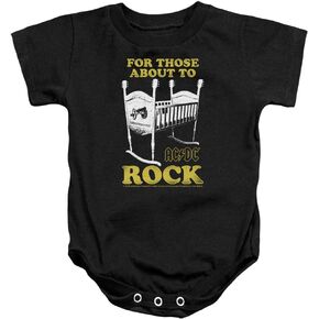 ACDC Cradle Rock Infant Baby Boys & Girls Onesie Snapsuit