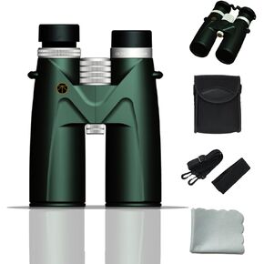 12X50 HD Binoculars for Adult-KIICHI TERASAWA Professional Military High Power Binocular for Hunting-Clear Low Light Tactical Large Eyepiece IPX7 Waterproof Binocular for Bird Watching and Shooting
