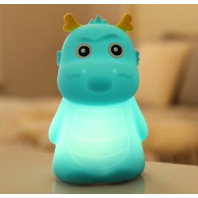 Cute Kids Night Light Night Lamp Night Lights for Kids Bedroom Toddler Baby Portable Silicone Battery Led Nightlight Nursery (Dragon)