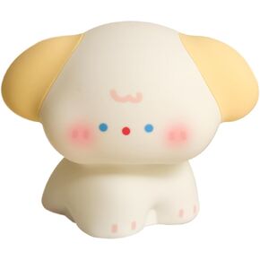 Gelielim Puppy Night Light for Kids, Cute Silicone Puppy Night Light with 2 Levels of Brightness Tap Control, Warm Companionship, Nursing Light for Bed Room,Girls and Boys,Baby Gifts, Rechargeable
