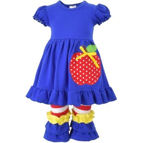 Unique Baby Toddler Girls 2pc Capri Pants Outfit Set with Top