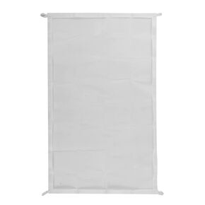 Dog Fence Indoor Isolation Gate Portable Safety Retractable Stair Dog Gate for Cat, Foldable, 4 Strap Design, Upgrade Weaving, Applicable to Different Types of (White)