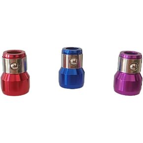1/4 Inch/ 6.35 mm Universal Screwdriver Head Magnetic Ring, Bit Magnetic Ring, Metal Magnetizer Screw .Removable for Hex Screwdriver and Power Bits