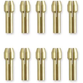 2460-20 M12 Rotary Tool Collets -10Pcs Brass Collets Grinding Machine Collets, Compatible with Milwaukee, This Collet is not Manufactured by Milwaukee