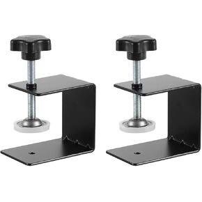 uxcell 2 Pcs Drawer Front Installation Clamps, 2mm Cabinets Hardware Jig Stainless Steel Drawer Fixing Clip Cabinets Installation Tools for Household Tables Desks Mount, Silver