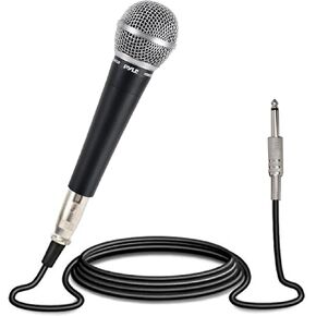 Pyle-Pro Includes 15ft XLR Cable to 1/4'' Audio Connection, Connector, Black, 10.10in. x 5.00in. x 3.30in. (PDMIC58)
