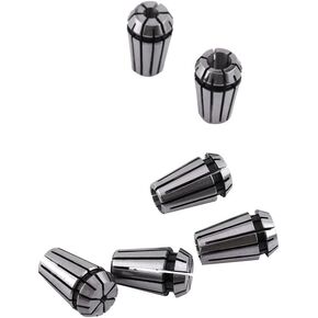 ER11 Spring Collet Set, High Precision Collets, Total 15 Collets in Separate Containers, Made of 65Mn Spring Steel, For CNC Milling Lathe Tool, Work holding Engraving Machine