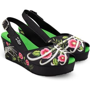 Hot Chocolate Design Chocolaticas Necroflora Women's Sandals Multicoloured HCD 39