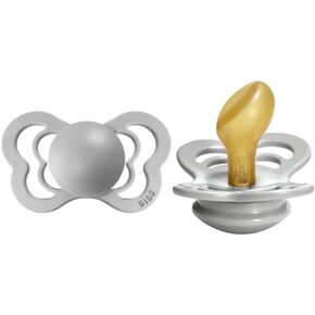 BIBS Pacifiers - Couture Collection | BPA-Free Baby Pacifier | Made in Denmark | Set of 2 Cloud Color Premium Soothers | Size 6-18 Months in Kuwait