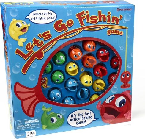إصدار Amazon الحصري الإضافي Let's Go Fishin' - يتضمن لعبة Lucky Ducks Make-A-Match! in Kuwait