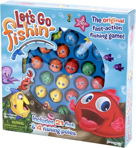 إصدار Amazon الحصري الإضافي Let's Go Fishin' - يتضمن لعبة Lucky Ducks Make-A-Match! in Kuwait