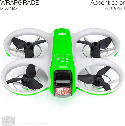Wrapgrade for DJI NEO Accent Color Sticker (Racing White) in Saudi Arabia