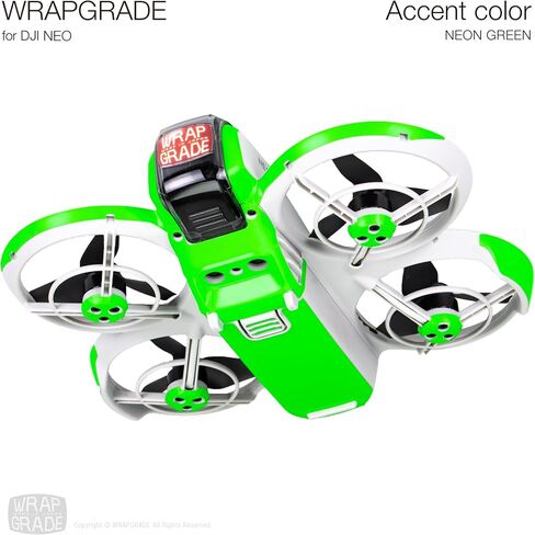 Wrapgrade for DJI NEO Accent Color Sticker (Racing White) in Saudi Arabia