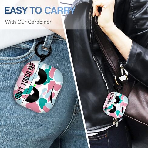 Youtec Compatible with Airpods 3rd Generation Case with Lanyard,Airpods Case Portable & Shockproof for Women Men,Black and White Five-Pointed Star in Kuwait