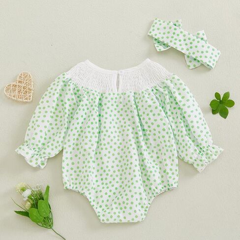 YINGISFITM Newborn Infant Baby Girl Christmas Outfit Santa Long Sleeve Plaid Bubble Romper First 1st Christmas Girl Clothes in Kuwait