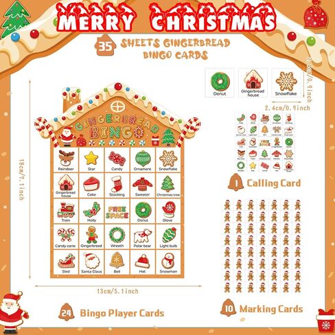 Shappy 35 Pieces Christmas Nativity Bingo Game Christian Bingo Game 24 Players Nativity Bingo Cards Christmas Games for Kids Family Friends School Classroom Activities Holiday Party Favors in Saudi Arabia