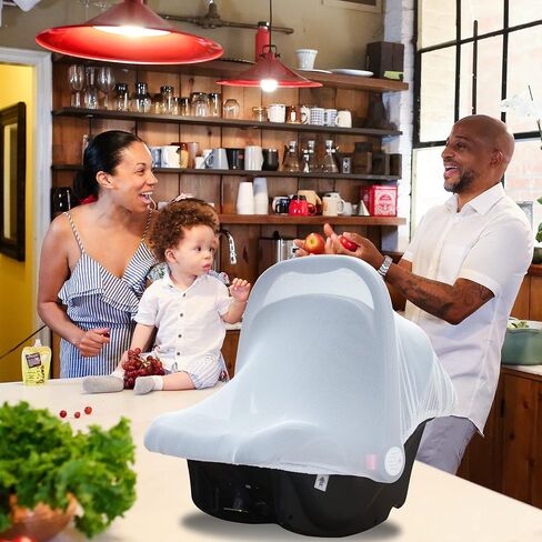 Baby Mosquito Net for Stroller, Applies to, Mosquito Nets for Cribs for Babies, Bassinet, Baby Strollers, Portable Mini Crib. (White) in Saudi Arabia