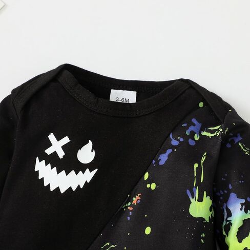 Infant Newborn Baby Boy Clothes Fall Winter Outfit Long Sleeve Romper Bodysuit Pants Set Toddler Clothe Boys in Saudi Arabia