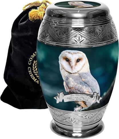 Cozy Cardinal Cremation Urns for Human Ashes Adult Male for Funeral, Burial or Home. Cremation Urns for Adult Male Large Urns for Dad and Cremation Urns for Adults XL Large & Small Urns for Ashes in Kuwait