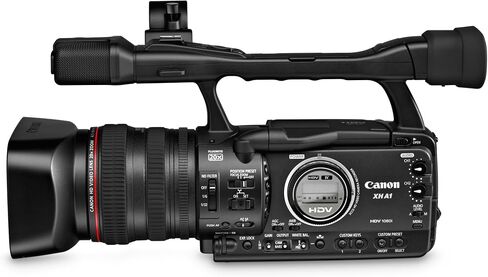 Canon XH A1 HDV ثلاثة 1/3 بوصة 16:9 CCDs 1.67 ميجابكسل 1080P DIGIC DV II HD معالج الصور كاميرا فيديو (متجددة) in Saudi Arabia