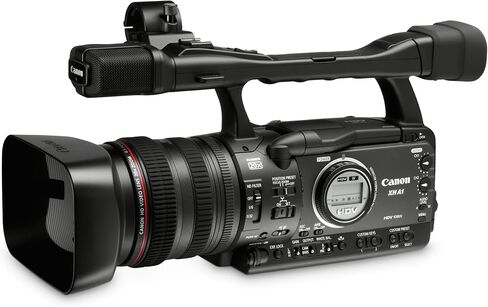 Canon XH A1 HDV ثلاثة 1/3 بوصة 16:9 CCDs 1.67 ميجابكسل 1080P DIGIC DV II HD معالج الصور كاميرا فيديو (متجددة) in Saudi Arabia