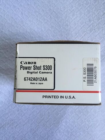 مجموعة كاميرا Canon PowerShot S300 2MP الرقمية ELPH مع تكبير بصري 3x (متجدد) in Saudi Arabia