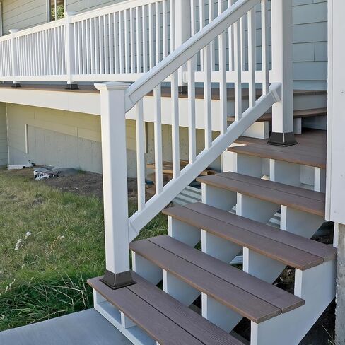 4x4 Post Base 10Pcs, Internal 3.6"x3.6" Heavy Duty Powder-Coated Steel Post Bracket Fit for Standard Wood Post Anchor, Decking Post Base for Deck Porch Handrail Railing Support in Saudi Arabia
