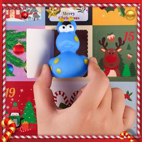 30 Pcs Christmas Rubber Ducks, 2 Sets of Christmas Ducks in 2 Inch Holiday Rubber Ducks Bath Toys for Ducks Ducking Christmas Rubber Duckies Party Favors Stocking Stuffers for Kids Boys Girls in Saudi Arabia