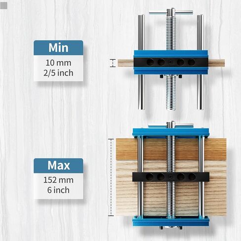 self centering dowel jig Plus 6 inch Widen Wood Dowel Jig,doweling jig self centering kit With 6 Drill Guide Bushings,dowling jig for woodworking in Saudi Arabia