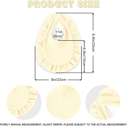 Baby Bibs Baby Drooling Bibs Muslin Bibs 4-Layer Organic Muslin Cotton for Girls Absorbent& Soft& Breathable Teething Bibs Adjustable Scarf Muslin Baby Bibs for Girls in Saudi Arabia