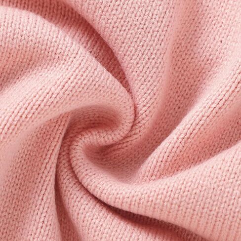 MAINESAKA Newborn Baby Girl Knit Sweater Jumpsuit Valentines Day Onesie Heart Print Long Pants Romper Fall Winter Clothes in Saudi Arabia