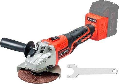 Cordless Angle Grinder for Milwaukee M18 Batteries, 18 Volt Electric Grinding Wheels, 5 Inch Cutting Tool, Burshless Motor for Cutting, Grinding,Polishing (NO BATTERY) in Saudi Arabia